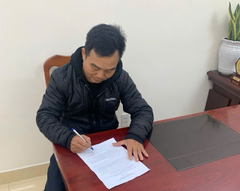 Nhân dân gửi thư cảm ơn Công an xã Tiên Lãng kịp thời giúp đỡ khi chuyển tiền nhầm tài khoản